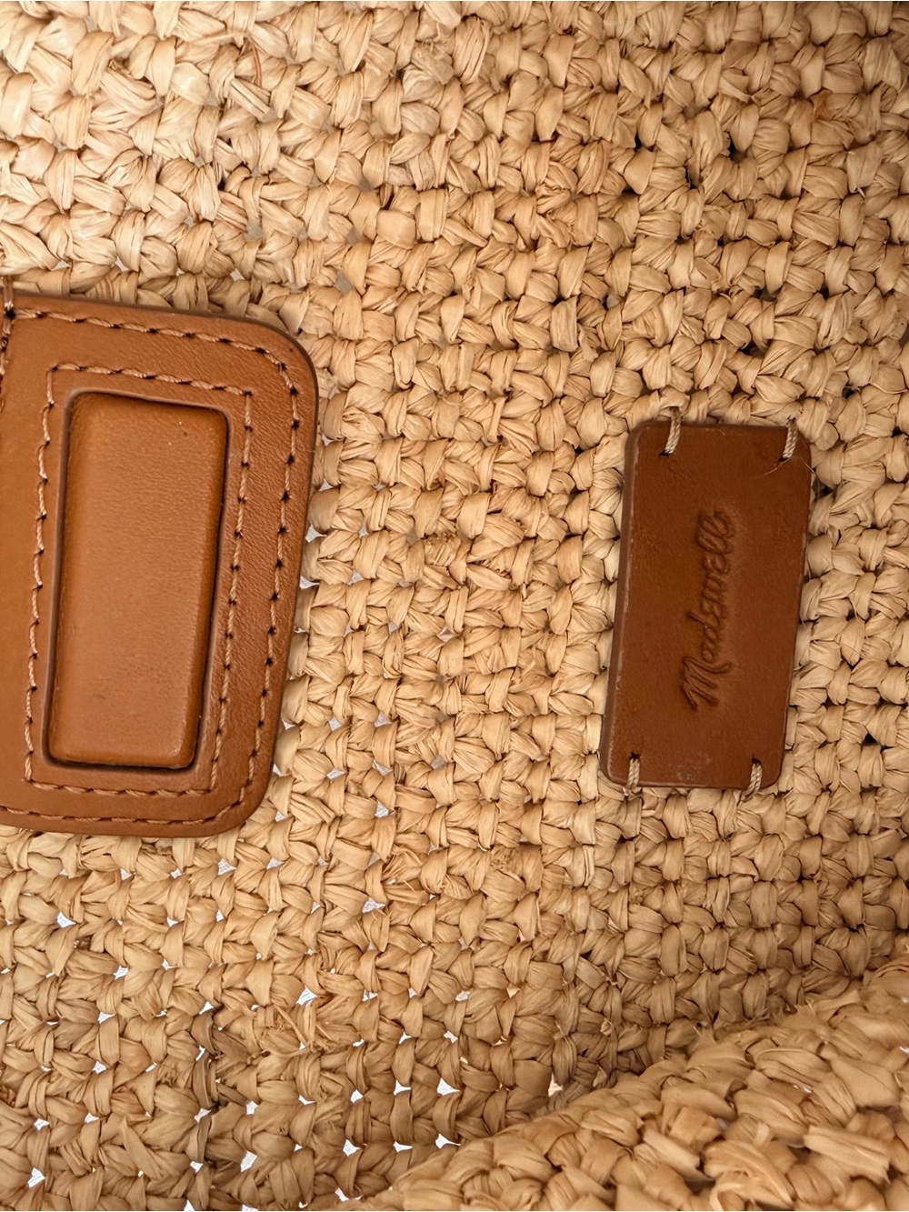Madewell Raffia Tote Bag - Picture 2 of 2
